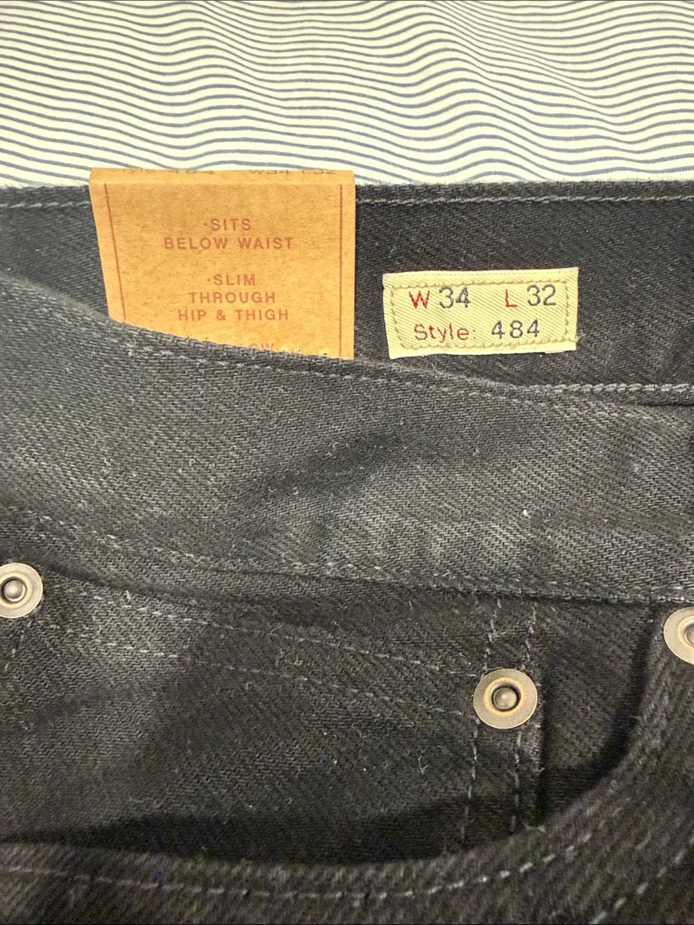 J. Crew Men's Slim Straight Jeans in Black